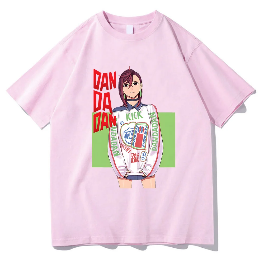 Dandadan Ayase Momo T shirts WOMEN Fantasy Kawaii Cute Prevalent Tshirts 100 Cotton T Shirts Summer - Dandadan Store
