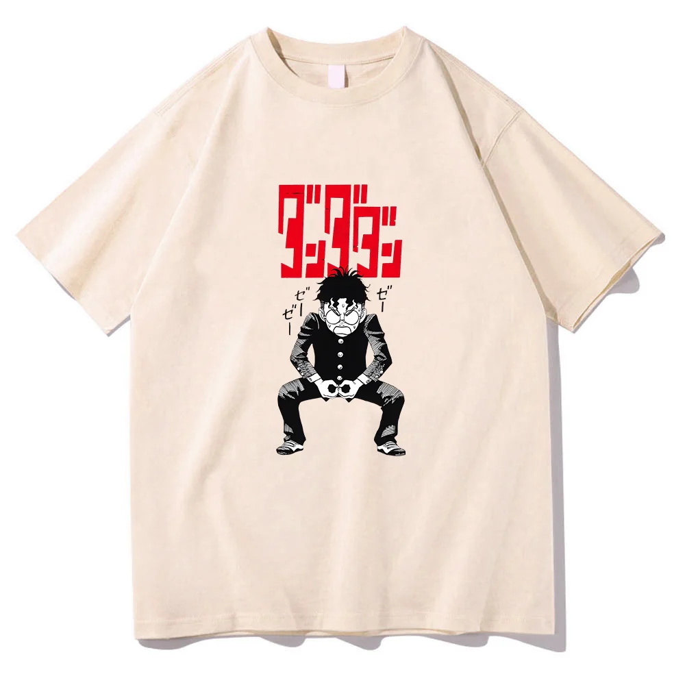 Dandadan Takakura Ken Japanese Cartoon T shirts WOMEN Anime Appliques Tshirts 100 Cotton T Shirts Summer 12 - Dandadan Store