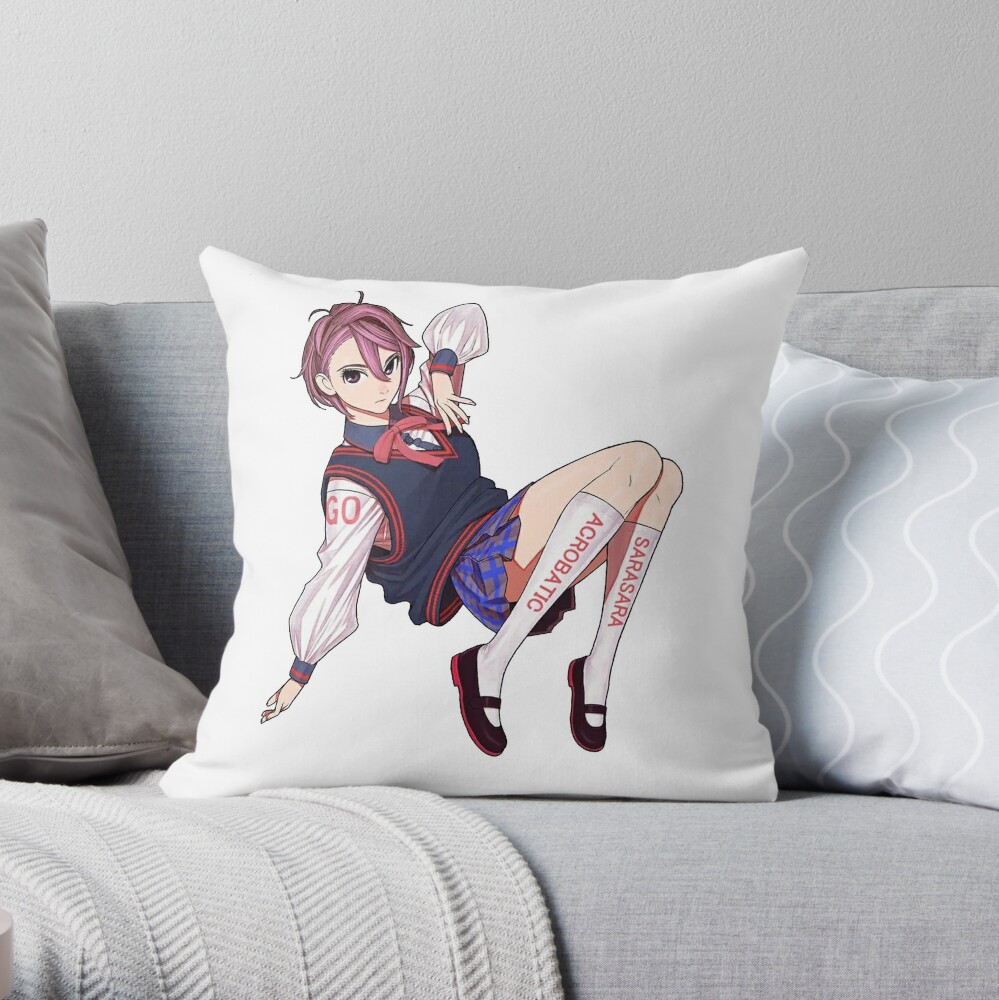 Dandadan Aira Shiratori Throw Pillow - Dandadan Store