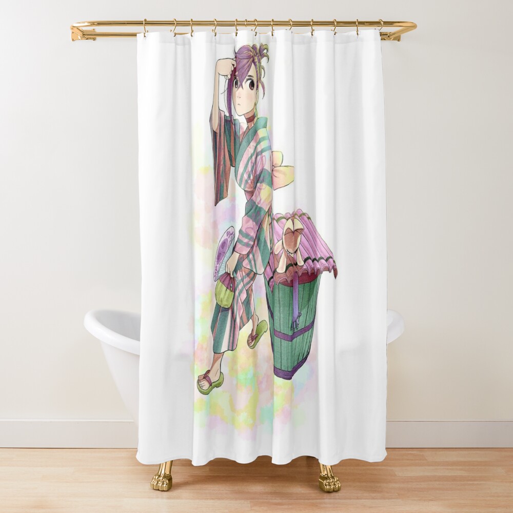 Dandadan Momo Shower Curtain - Dandadan Store