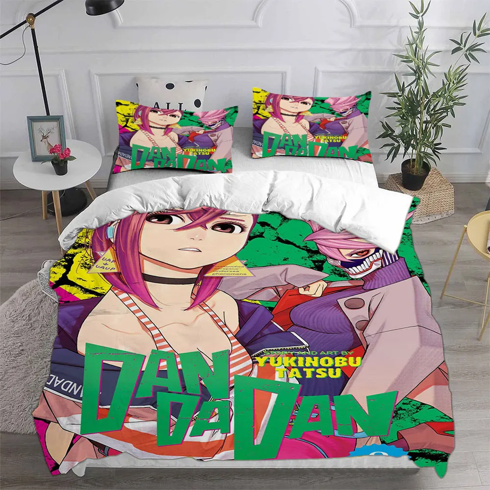 Dandadan Beauty Ayase Momo Bedding Set