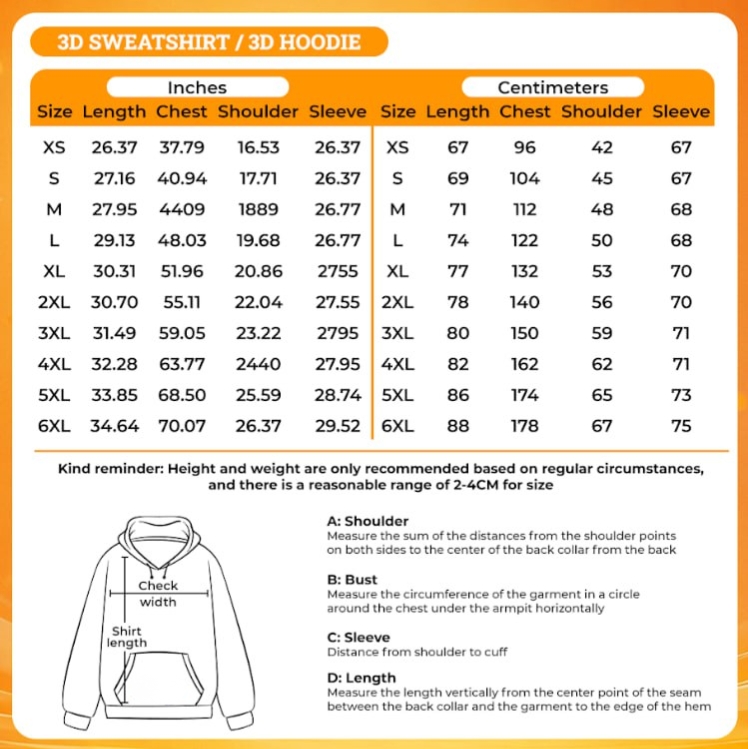 3D Sweatshirt 3D Hoodie - Dandadan Store